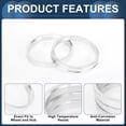 thumbnail image 5 of Unique Bargains Car Wheel Hub Centric Rings Wheels Center Shaft Shock Absorbing Hubrings Aluminium Alloy Silver Tone Durable OD 78.1mm to ID 69.1mm, 5 of 7