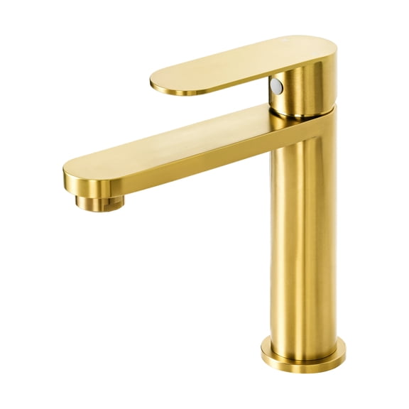 Akicon Gold Bathroom Faucet 1 Hole, Single Handle Bathroom Sink Faucets, 304 Stainless Steel, Bath Faucet