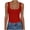 Red, variant on enyan Workout Tops for Women Womens Ladies Ribbed Thick Strap Racerback Tight Slim Fitted Sporty Workout Tank Tops,Yellow,XL