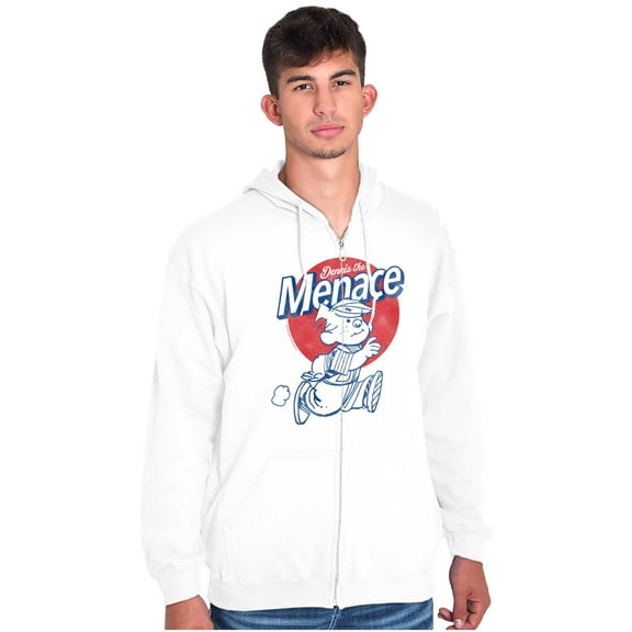 Vintage Dennis The Menace Sketch Zip Up Hoodie Men's Women's Brisco Brands M