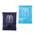 thumbnail image 2 of Travel Shoes Storage Bag Sandals Sneakers Slippers Dustproof Drawstring Pouch Portable, Medium, Sky Blue, 2 of 6