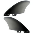 thumbnail image 3 of LOVIVER 2x Surfboard Fins Replacement Fin Surfing Fin Surfboard Tail Rudder for Stand up 215mmx118mm, 3 of 8