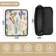 thumbnail image 5 of Hair Tools Storage with Heat Resistant Mat- Colored Butterfly Printed Curling Iron Travel Bag/Flat Iron Case for Women, 5 of 8