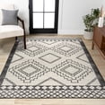 thumbnail image 5 of JONATHAN Y MOH200A-5 Amir Moroccan Beni Souk Cream/Black 5 ft. x 8 ft. Area Rug, 5 of 9