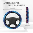 thumbnail image 5 of Balery Beach with Palm Trees print Steering Wheel Covers Elastic Skidproof Steering Wheel Protective Cover Case for Men Women Universal 15 Inches Cars Accessories, 5 of 8