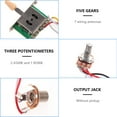 thumbnail image 3 of Raindrops Electric Guitar Circuit Wiring 1Set Metal Kit with Five-speed Switch 5.3x4.8cm, 3 of 8