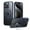 Blue, variant on for iPhone 16 Pro Frosted Clear Case with Magnetic Stand, [Compatible with MagSafe] [Invisible Ring Holder] Soft TPU Frame Shockproof Protection Cover for iPhone 16 Pro Phone Case, Black