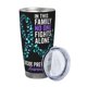 thumbnail image 2 of Vaso de acero inoxidable de 20 oz para café de viaje, taza térmica portátil con tapas, para el mes de concientización sobre la prevención del suicidio, 2 of 7