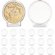 thumbnail image 1 of 20 cápsulas para monedas conmemorativas de acrílico con forma de águila plateada de 2,1 pulgadas de diámetro interior, redondas y transparentes., 1 of 9