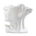 thumbnail image 2 of Lipstore Abstract Face Art Chopstick Holder Porcelain Flower Vase for Restaurant Desk Thinking Man, 2 of 8