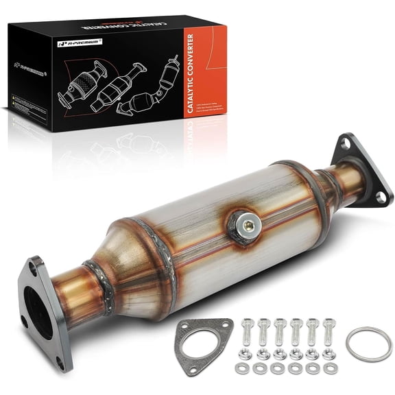 A-Premium Catalytic Converter Kit Direct-Fit Compatible with Acura & Hond Models - CL 01-03 3.2L, TL 02-03 3.2L, Accord 98-02 3.0L, Odyssey 99-04 3.5L, EPA Compliant, Replace# 18160P8CA10