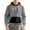 Black, variant on Men’s Hoodies Casual Hooded Sweatshirt With Contrast Leather Patches Textured Pullover Hoodie For Fall Winter,Size S-2XL