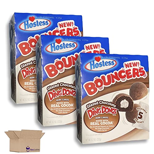 Tribeca Curations Hostess Glazed Chocolate Ding Dongs Bouncers Value