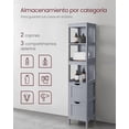 thumbnail image 4 of VASAGLE Gabinetes para Baño Alto con Cajones Ajustables 30x30x141.5cm, 4 of 5