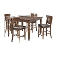 thumbnail image 3 of Intercon Furniture Kingston Wood Butterfly Leaf Gathering Table in Brown, 3 of 5