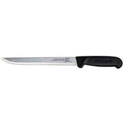 Omcan 42010GRE Fillet Knife with 8-Inch Straight Blade and Black Handle