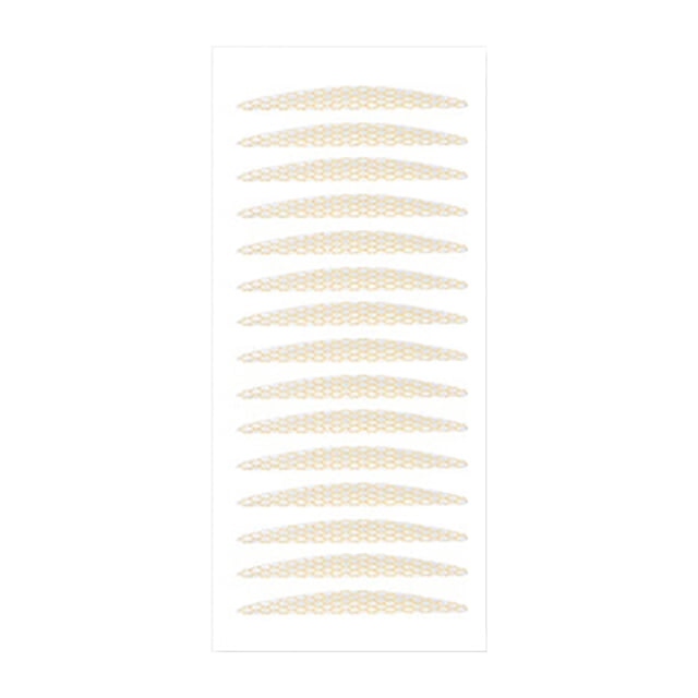 Holiday Saving Naittoop Lace Seamless Invisible Double Eyelid Paste M Type L-shaped Swollen Eye Simulation Flesh-colored Natural Fiber Mesh-sided Female
