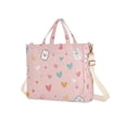 thumbnail image 7 of FORMRS Womens Corduroy Tote Bag Crossbody Shoulder Handbag with Pocket, Love in The Air, 7 of 7