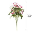 thumbnail image 3 of ToyKingdee Artificial Hibiscus Flowers for Outdoors Faux Flowers UV Resistant Artificial Flower Bouquet, 3 of 6