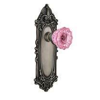 Nostalgic Warehouse Viccrp_Sd_Nk Victorian Rose Single Dummy Door Knob - Grey