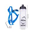 thumbnail image 2 of Botella de agua para bicicleta de 750ml con soporte taza para beber exprimible botella para bicicleta de montaña y carretera, 2 of 9