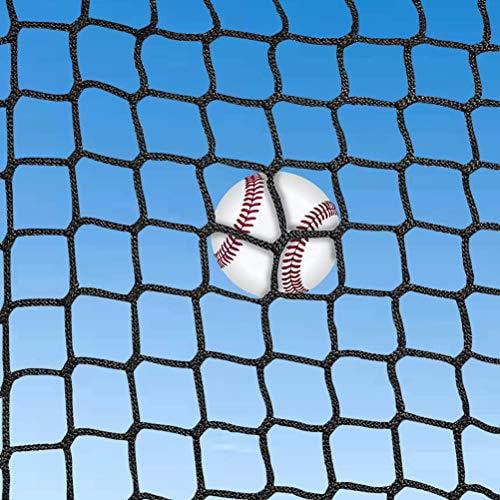 Aoneky 8x8x20ft Baseball Batting Cage Netting Small Polyester Twisted Knotted Pro Garage Softball Batting Cage Nets 