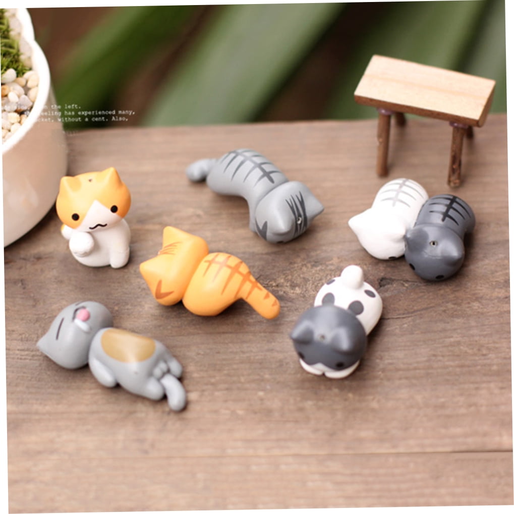 Figurines Miniatures De Dessin Animé Lapin Micro Paysage, Décorations