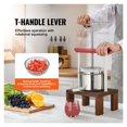 thumbnail image 4 of 2L Orange Juicer Extractor Stainless Steel Household Manual Squeezer Fruit Tincture Wine Pressing Kitchen Machine ,Anti-Drip Nozzle, 4 of 7