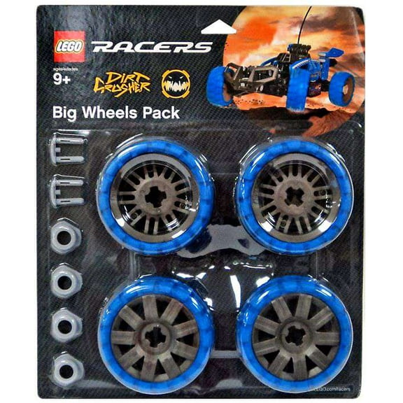 Pre-Owned Racers Dirt Crusher Big Wheels Pack Set LEGO 4286024 [Blue]