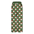 thumbnail image 5 of Puyaiuu Women's Christmas Plush Pajama Pants with Pockets Adjustable lacing, Soft Fleece Lounge Pants Holiday Print Gift, 5 of 5