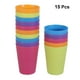 thumbnail image 4 of EeaseMX 15 vasos de plástico de colores, reutilizables, para bebidas caseras, vajilla y artículos para fiestas, de 101 a 200 ml (colores surtidos)., 4 of 8