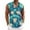 Sky Blue, variant on Yiaimeir Men's Hawaiian Lapel Button-down Shirt T-shirt Top，Size M-3XL