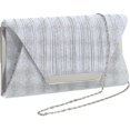 thumbnail image 2 of Embragues con purpurina para mujer Bolsos de noche Embragues con solapa Totes de sobres Fiesta de bodas formal Fiesta de graduación Monederos Feliz Sencillez, 2 of 5
