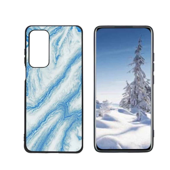Blue-Marble-63 Phone Case, Degined for Motorola MOTO Edge 2021 Case Men Women, Flexible Silicone Shockproof Case for Motorola MOTO Edge 2021