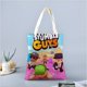 thumbnail image 2 of Stumble Guys Bolso de tela con estampado de lienzo para mujer, bolsa de compras reutilizable y estética, con cremallera interior, regalo para mujer,38*45cm., 2 of 6