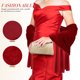 thumbnail image 5 of ColoMX Chal de terciopelo, bufanda envolvente, chal de noche Formal, chal drapeado para hombros, chal de graduación, bufanda grande, chal de boda para mujer, 5 of 7