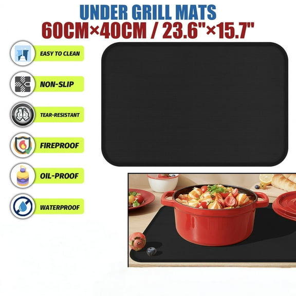 Countertop Grill Protector, Double Layer Fireproof Heat Insulation Protector, Suitable for Oven, Microwave and Coffee Maker