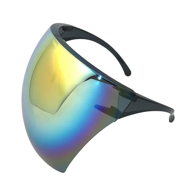 Lunettes de Soleil Protectrices Multicolores Visière Légère Couvre-Visage Intégral 400
