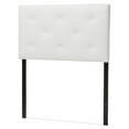 thumbnail image 4 of Baxton Studio Tête de Lit Benoit, Lit Simple, Blanc, 4 of 4