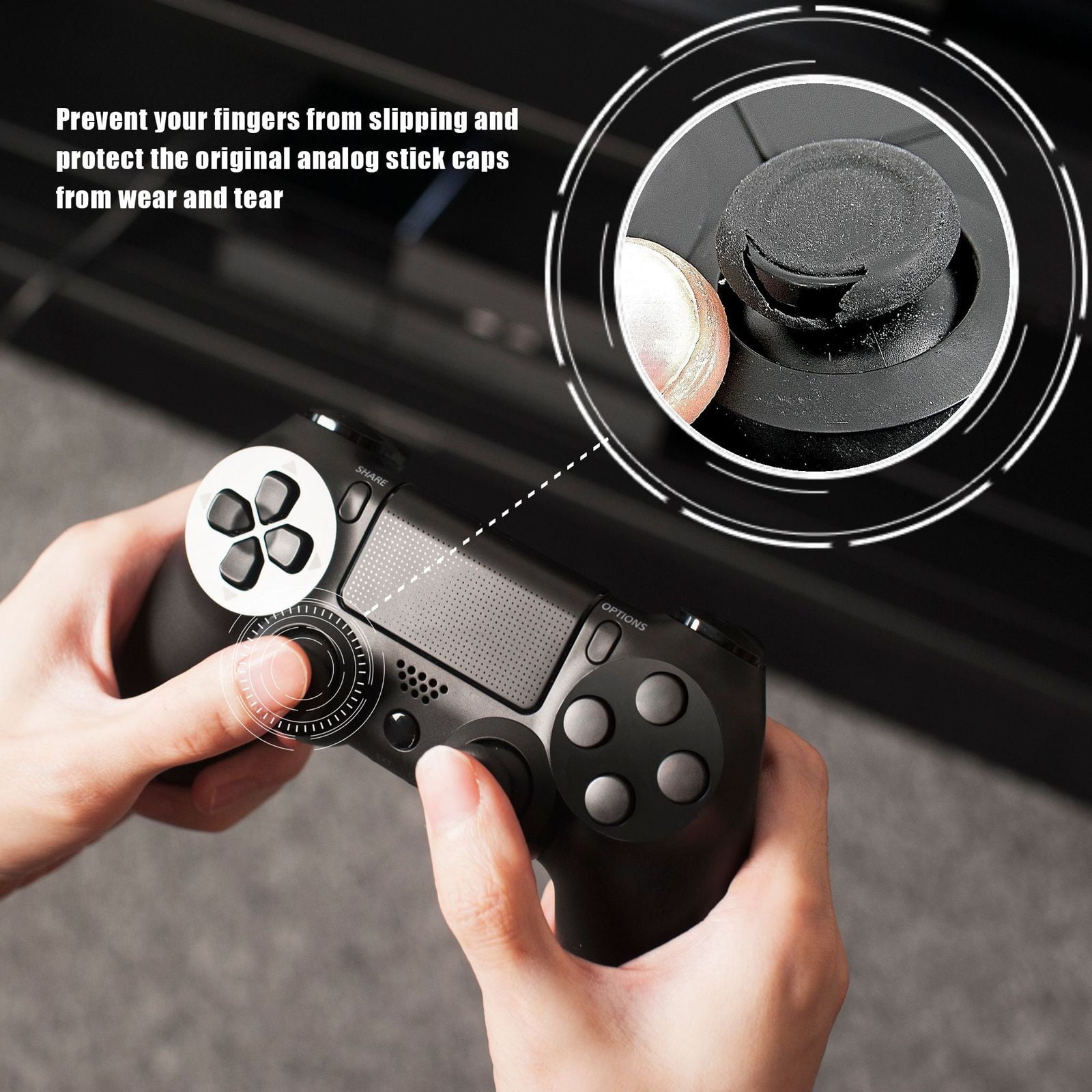 Thumb Stick Protective Grip  Silicon Caps  For PS4 Xbox 360/Xbox One Controller 