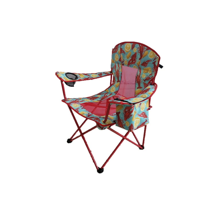Ozark Trail Oversized Mesh Cooler Chair Crawfish Walmart