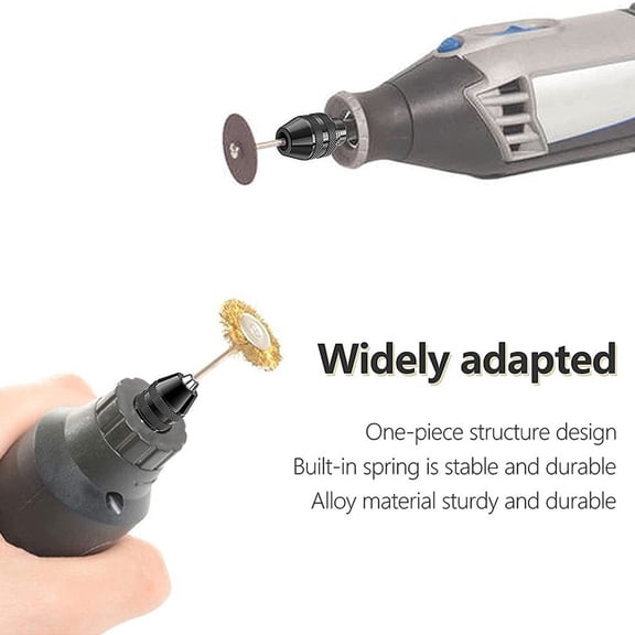 2Pc 4486 Multi 0.8-3.2Mm Keyless Drill Chuck Rotary Tool for 3000 4000 7700 8200