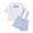 BU1#148, variant on LIIPEE Boys Outfits Solid Color Short Sleeve Turndown Collar Button Shirt Suspenders Shorts Set Infant Stylish Birthday Wedding Weekend Outfit,Bu1,18-24 Months