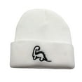 thumbnail image 3 of Kids Winter Hats Dinosaur Knit Winter Beanie Hats Winter Windproof Hat for 1-5 Years Boys and Girls, 3 of 3
