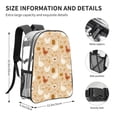 thumbnail image 4 of Susaid Autumn and Thanksgiving Print Clear Backpack See Through Transparent Plastic Clear Bookbags for School, College, Stadium,Work, 4 of 7