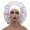White, variant on Yoyauz Oversized Women's Satin Hat With Double Layered Headband, Suitable For Sleeping Braids And Curly Hair