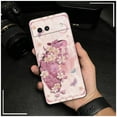 thumbnail image 2 of LYM-Phone Case For Google Pixel 8A, Shockproof Waterproof Graffiti Durable Full wrap Dirt-resistant Protective flower TPU Phone Pouch Cartoon Silicone Anti-dust Anti-knock Cute Soft case, 2 of 9