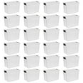 thumbnail image 1 of Sterilite 30 Quart Clear Plastic Storage Bin with White Latch Lid, 24 Pack, 1 of 10