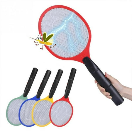 Bug Swatter Mosquito Repellent Triple Nets House Fly Swatter Electric Pest Repeller Bug Zapper Racket Wireless Long