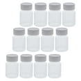thumbnail image 2 of FONDOTIN Transparent Pc Juice Bottles for Storing Beverages Anti-Leak Sealed Lids 12Pcs, 2 of 6